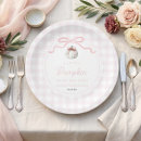 Search for autumn plaid plates Baby shower
