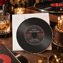 Search for vinyl record birthday invitations Milestone