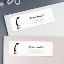 Search for baby penguin return address labels Animal