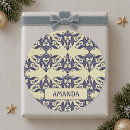 Search for vintage damask stickers Feminine