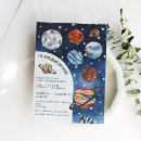 Search for outer space baby shower invitations Over the moon