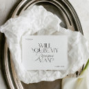 Search for groomsman bridesmaid cards Elegant