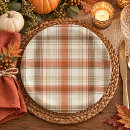 Search for autumn plaid plates Elegant