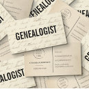 Search for genealogy business cards Genealogist