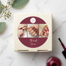 Search for nail salon stickers Your logo here template