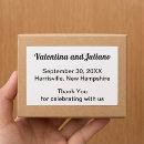 Search for favour rectangle wedding stickers Minimalist