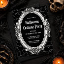 Search for elegant halloween invitations Black and white