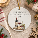 Search for drinks christmas tree decorations Red wine