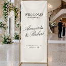 Search for modern minimalist wedding signs Elegant
