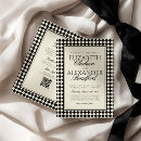 Search for diamonds invitations Black
