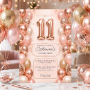 Search for 11 birthday invitations Pink