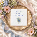 Search for cornflower blue napkins Baby shower
