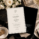 Search for black ivory wedding invitations Elegant