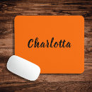 Search for solid orange mousepads Minimalist