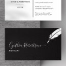 Search for feather business cards Writer