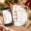 Search for red bow invitations Dinner party