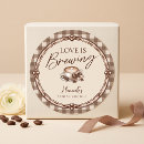 Search for brewing stickers Brown gingham