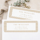 Search for houndstooth return address labels Classic