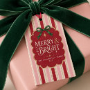Search for christmas favour tags Merry and bright