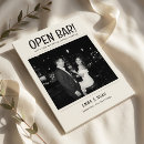 Search for open bar wedding save the dates Casual