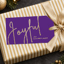 Search for purple christmas gift tags Gold