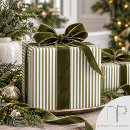Search for olive green wrapping paper Striped