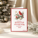 Search for cardinal christmas cards Red