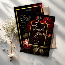 Search for gothic thank you cards Elegant