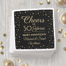 Search for 50th anniversary napkins Elegant