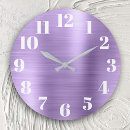 Search for purple clocks Girly