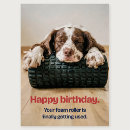 Search for runner birthday cards Dog