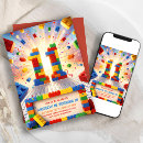 Search for 11 year old birthday invitations Boy