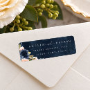 Search for watercolor return address stickers Floral