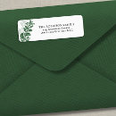 Search for festive floral return address labels Holly berry