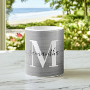 Search for metallic silver mugs Modern