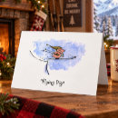 Search for funny pig christmas cards Flying