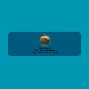 Search for marine life return address labels Turtle