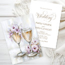 Search for pink champagne wedding invitations Flowers
