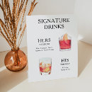 Search for drink menu signs Cocktail