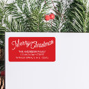 Search for red and white return address labels Script