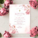 Search for dusty pink floral invitations Rose