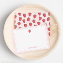 Search for strawberry note cards Girly