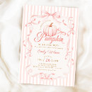 Search for feminine baby shower invitations Coquette