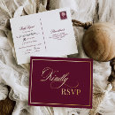 Search for wedding rsvp response postcards Elegant