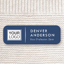 Search for dark blue name tags Small business employee