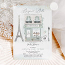Search for bonjour baby invitations Paris bonjour bébé