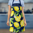 Search for patterned aprons Lemon pattern