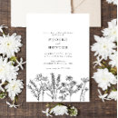 Search for boho rehearsal dinner invitations Black and white
