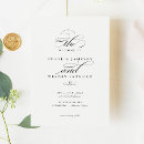 Search for fancy elegant luxury wedding invitations Black and white