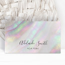 Search for aesthetician business cards Holographic